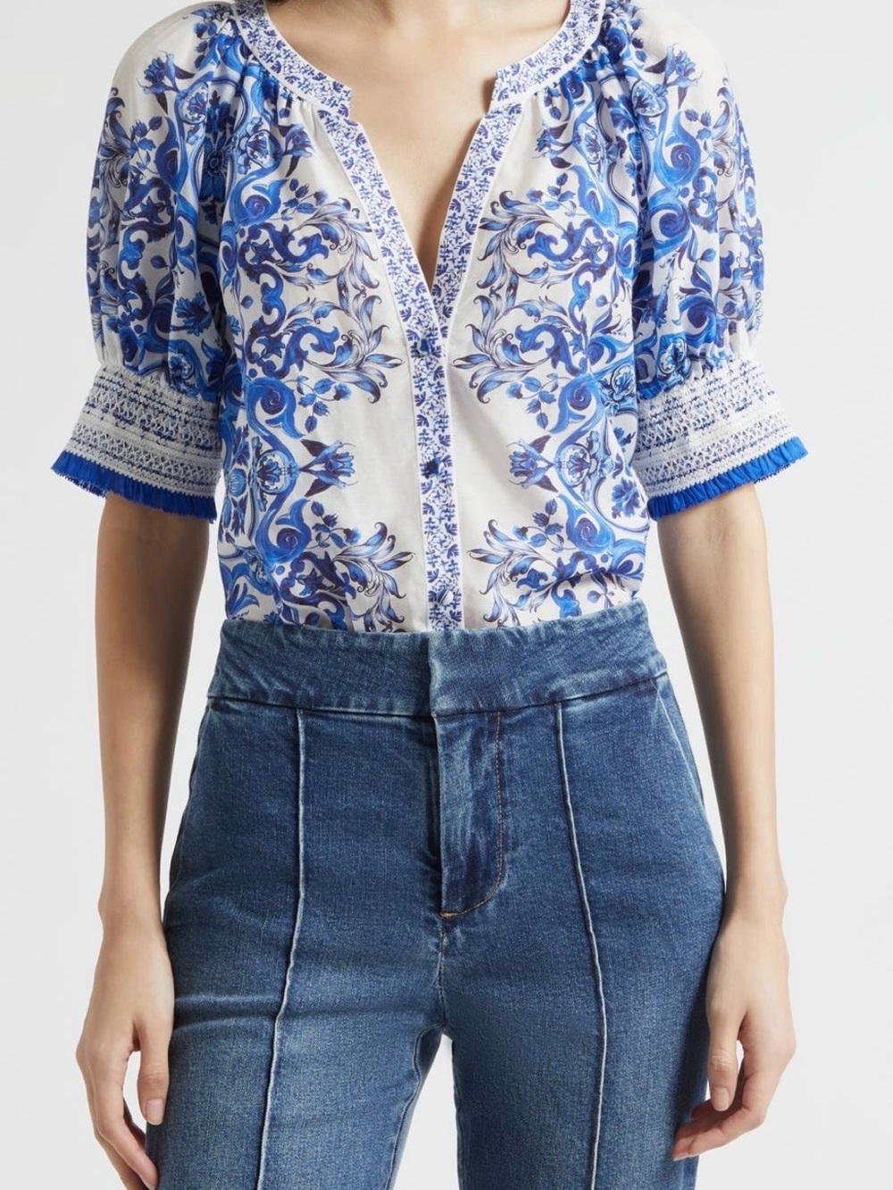 Alice + Olivia
Thalia Floral Print Top